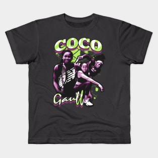 COCO GAUFF Vintage 90s Kids T-Shirt